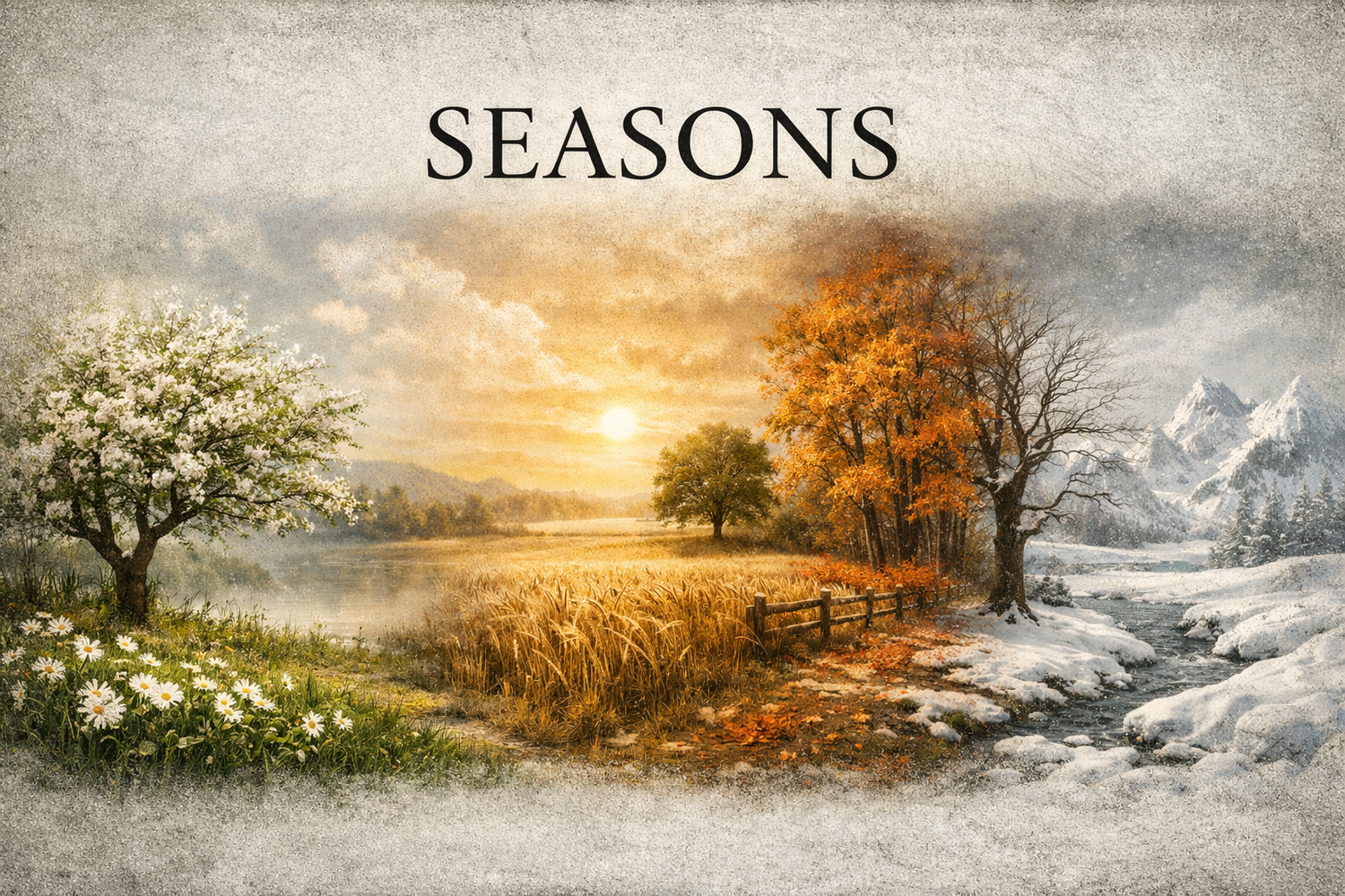 Four Seasons – Cover der Ringserie über die vier Jahreszeiten von Artinrings